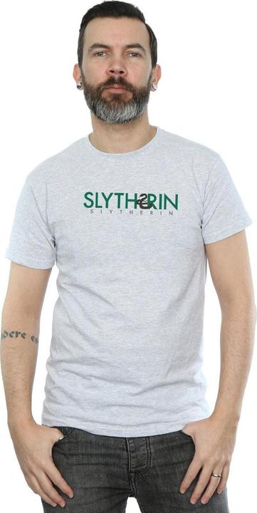 Actual product image Mens Slytherin Text T-Shirt (XL)