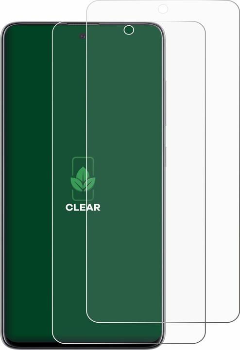 Produktbild ScreenLeaf Schutzfolie nachhaltiger Displayschutz Displayschutzfolie Folie Klar Transparent (2 Stück, Samsung Galaxy A51)