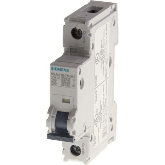 Siemens, Schutzschalter, SIEM 5SJ4116-7HG40 LS-Schalter C 16A 1p 15kA