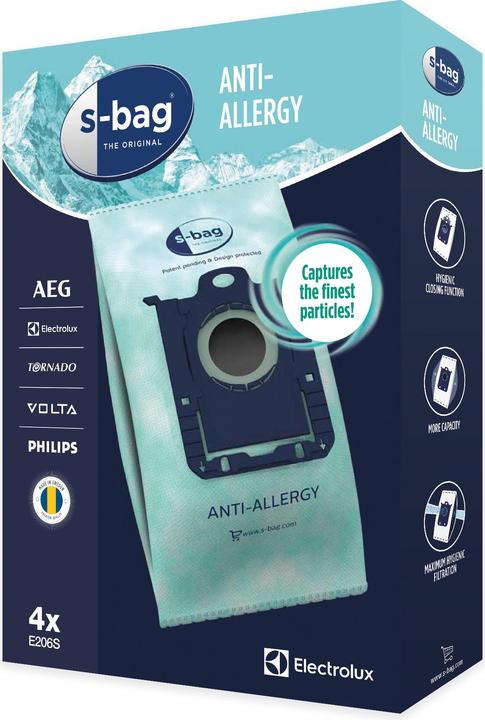 Actual product image Electrolux s-bag Hygiene Anti-Allergy (4-Teilig) (4 x)