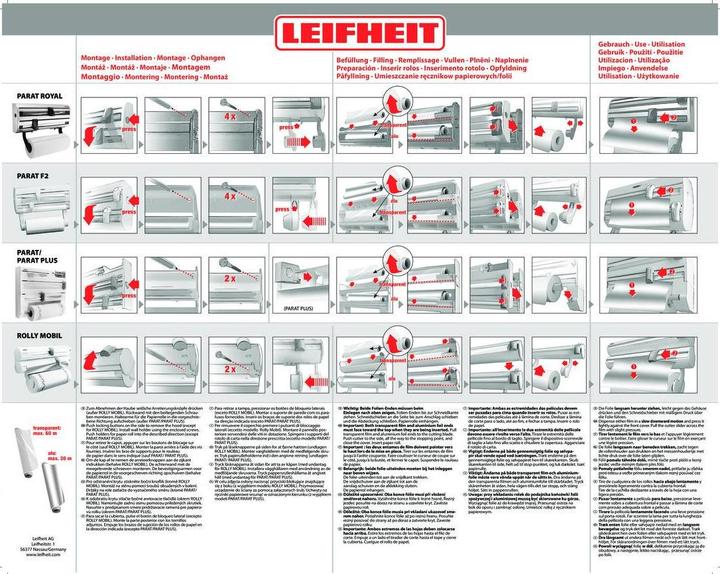 Produktbild Leifheit Wandrollenhalter Parat