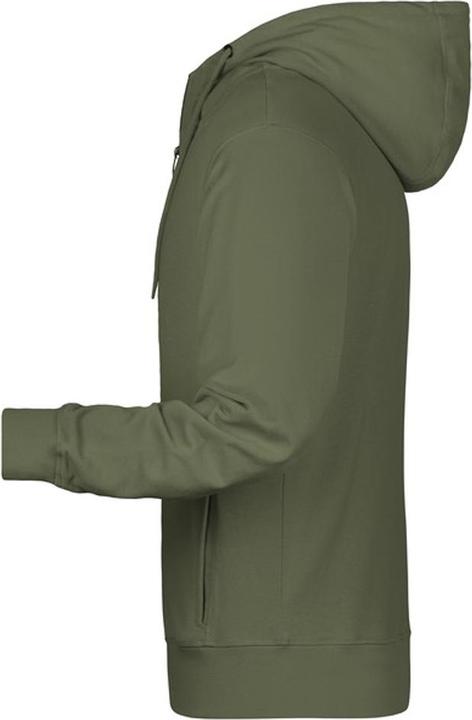 Immagine prodotto James & Nicholson Felpa con Cappuccio e Zip Intera Uomo (S)