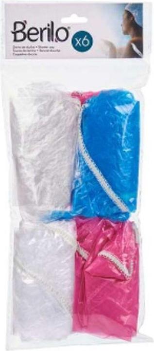 Immagine prodotto Berilo Set di cuffie da doccia colorate in plastica da 28 cm (12 pezzi) (Doccia intima)