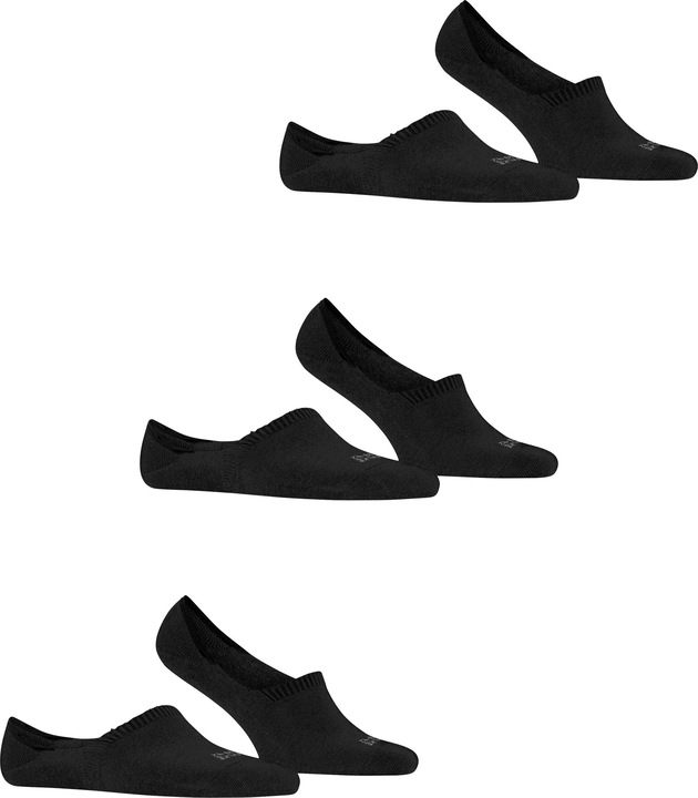 Actual product image Falke Step High Cut 3-Pack Men No Show Socks (39 - 42)