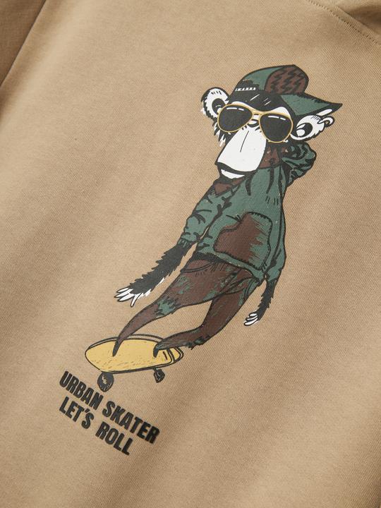 Actual product image Name it Nkmrenma Ls Nreg Sweat Wh Bru (116)