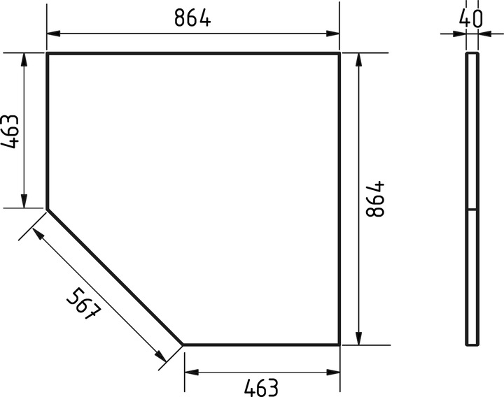 Produktbild Kraftwerk Edelstahl-Platte 304 zu 3964-16 (Metall)