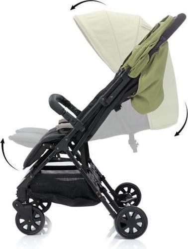 Produktbild Fillikid - Zwillingswagen Twin - schwarz/grün (6 Monate - 3 Jahre)