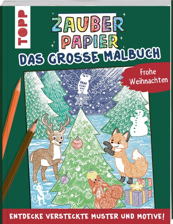 Zauberpapier - Das grosse Malbuch - Frohe Weihnachten