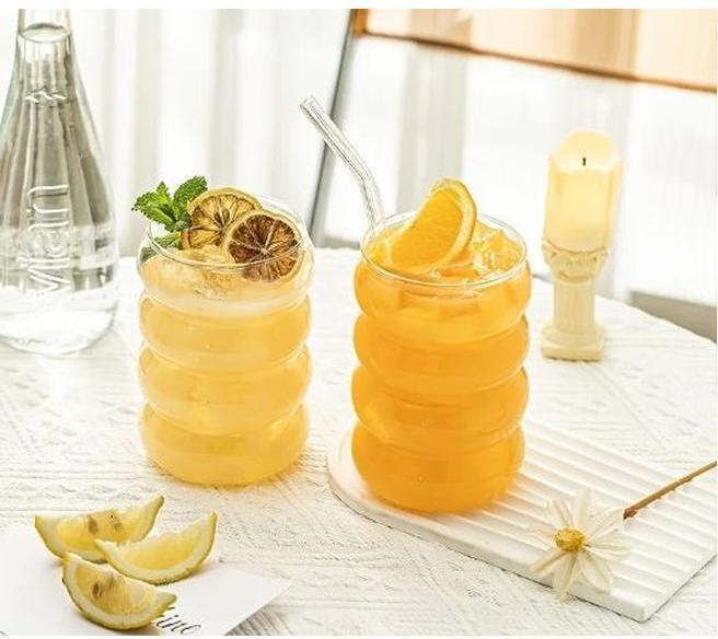 Immagine prodotto MU Classic Bicchieri retrò con cannuccia (0.30 l, 4x)