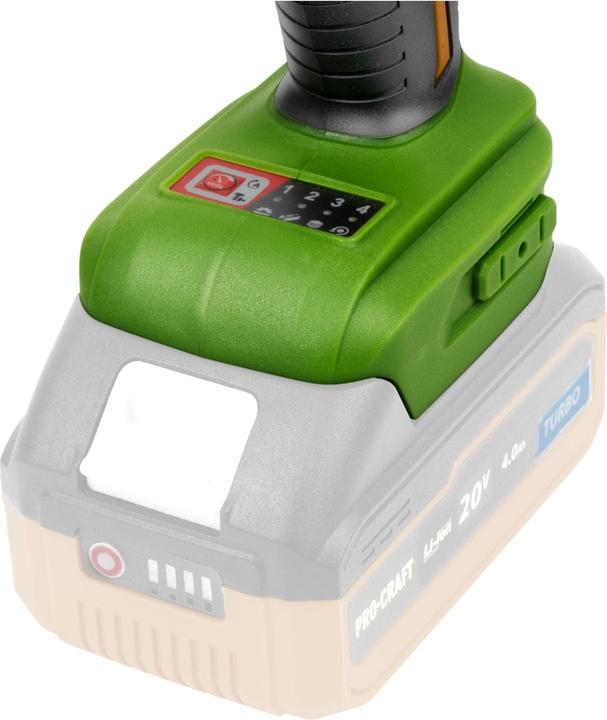 Produktbild Procraft PS22bb Akku Schlagschrauber 20 V 230 Nm 1/4" Brushless Solo - ohne Akku, ohne Ladegerät