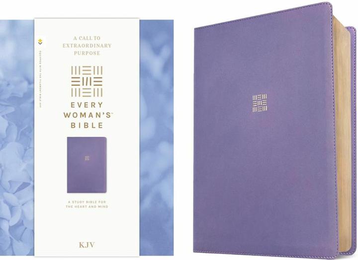 Produktbild KJV Every Woman's Bible, Filament Enabled (Leatherlike, Periwinkle Purple, Red Letter) (Englisch, Naomi Cramer Overton, 2026)