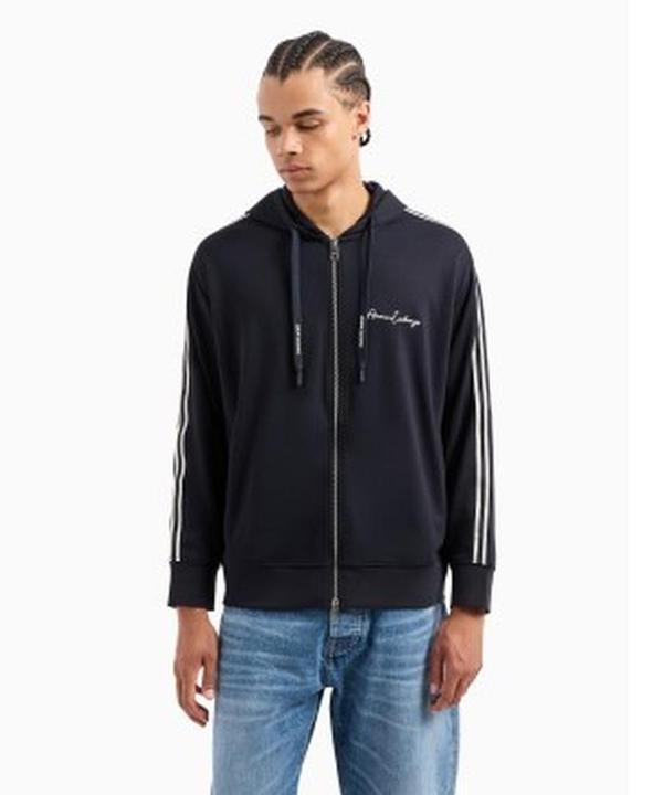 Image du produit Armani Exchange Sweat à Capuche à Fermeture Éclair Signature Logo Essential (XXL)