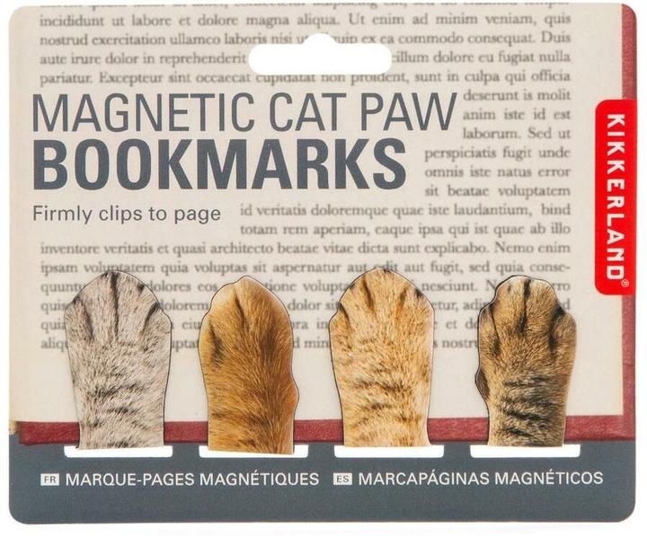 Actual product image Kikkerland Lesezeichen Katzenpfoten