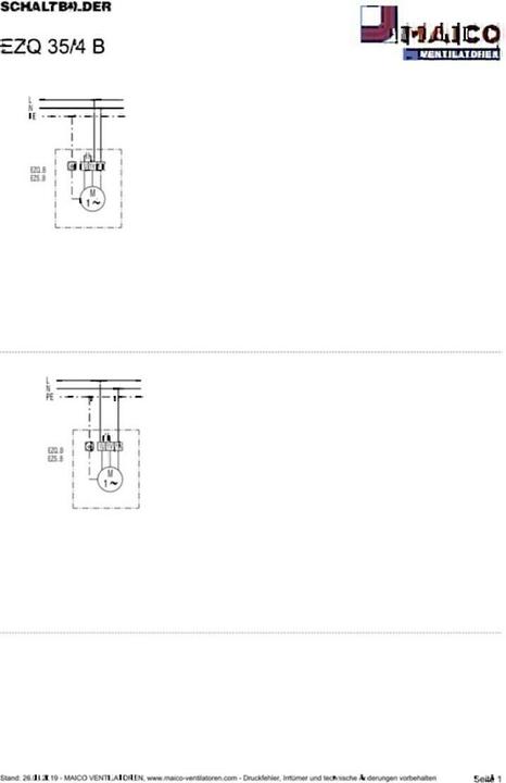 Image du produit Maico Ventilateur DN 350 encastré dans le mur (EZQ 35/4 B)