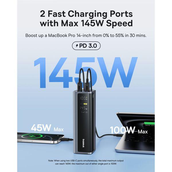 Image du produit Baseus EnerGeek GP12 (20800 mAh, 145 W, 77 Wh)