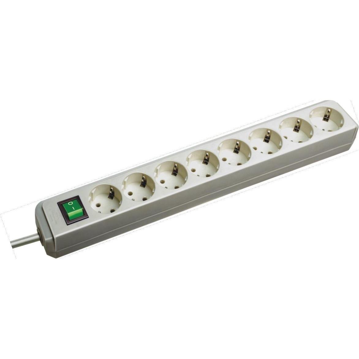 Brennenstuhl, Steckdosenleiste, Eco-Line (8 x, CEE 7/3, 3 m)