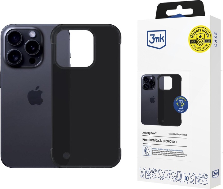Produktbild 3MK Etui Just20g Matt Case do iPhone 16 Pro Max (Apple iPhone 16 Pro Max)