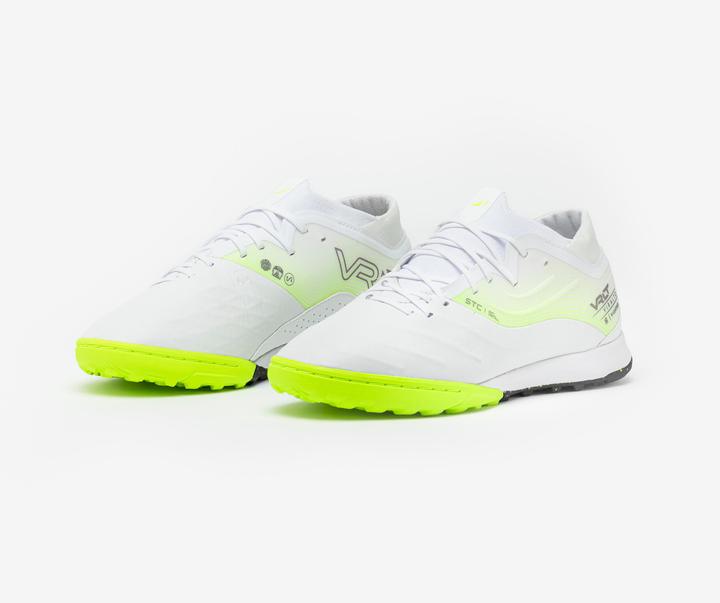 Immagine prodotto Kipsta Damen/Herren Fussball Multinockenschuhe Premium Leder Turf - Viralto IV weiss (45)