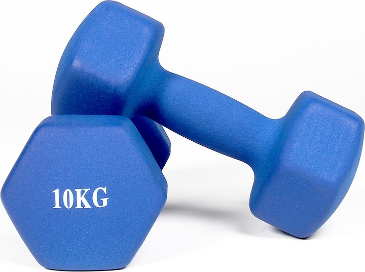 Gladiatorfit Haltères en néoprène (2 x 10 kg)