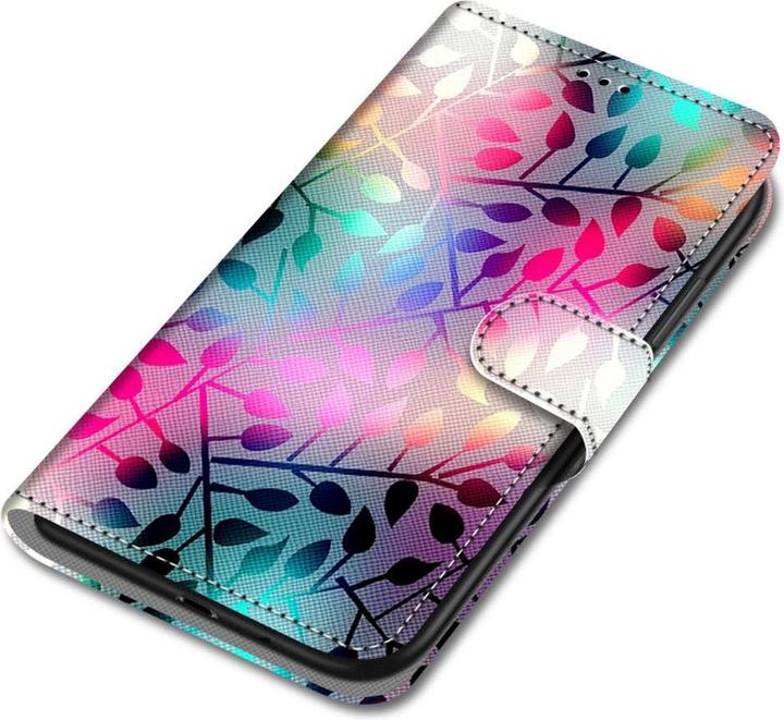 Actual product image Cover-Discount Galaxy A33 5G - leather cover leaves (Samsung Galaxy A33 5G)
