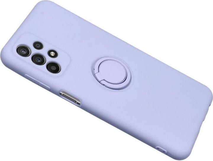Actual product image OEM Back panel cover SILICONE RING case for SAMSUNG S25 Ultra violet