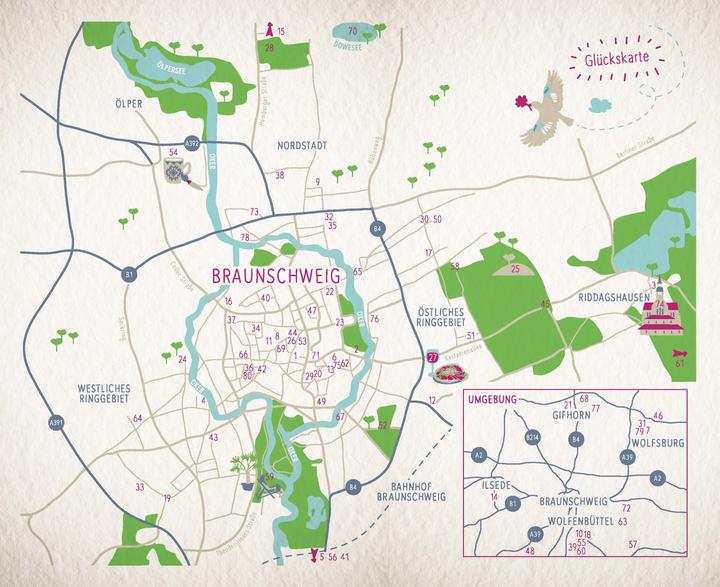 Actual product image Glücksorte in und um Braunschweig (German, Monika autumn, 2019)