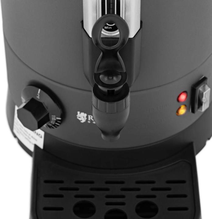 Actual product image Royal Catering Kettle - 6.1 L - 1500 W - Drip tray - Grey