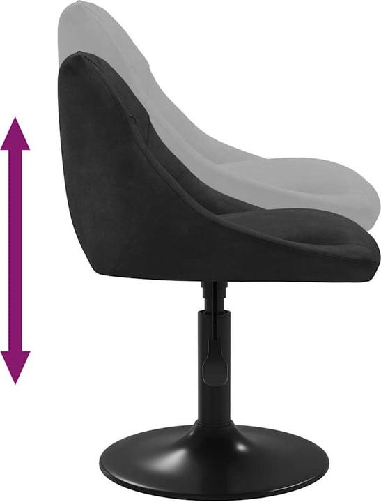 Produktbild vidaXL Drehbarer Esszimmerstuhl