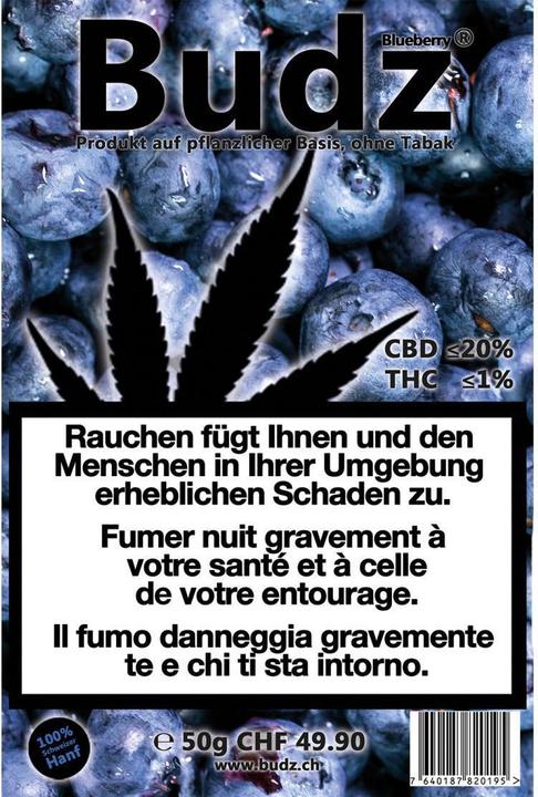 Budz Blueberry 50g (50 g, Outdoor)