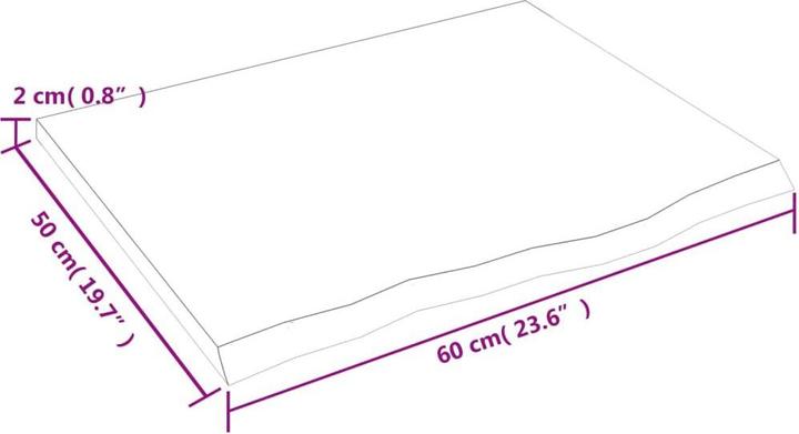 Immagine prodotto VidaXL Gianna (60 x 2 x 50 cm)