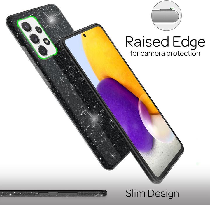 Immagine prodotto Nalia Custodia per cellulare Glitter (Samsung Galaxy A72)