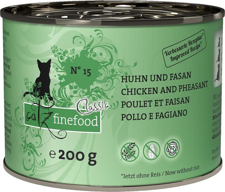 Image du produit Catz Finefood No.15 Poulet & faisan (Adulte, 6 pcs, 250 g)