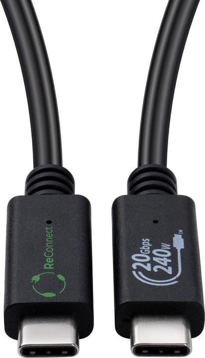 Immagine prodotto MicroConnect ReConnect USB-C 3.2 Gen2x2 (0.25 m, USB 3.2 Gen 2x2)