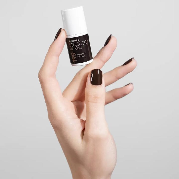 Produktbild Alessandro International Striplac UV Colour Espresso Yourself 6.5 ml (195 Espresso Yourself, UV-Gel Lack)