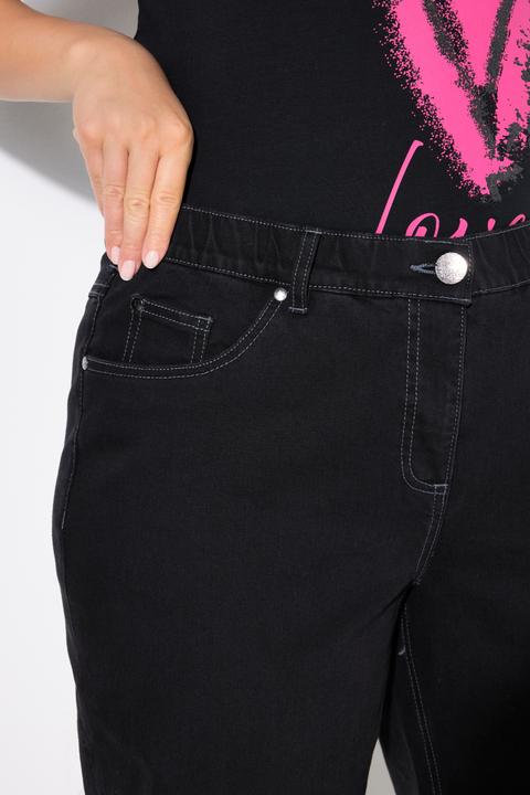 Produktbild Ulla Popken Jeans Mary, weites Bein, Komfortbund, Umschlag (58)