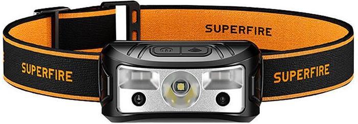 Actual product image Superfire HL05-K headlamp flashlight (120 lm)