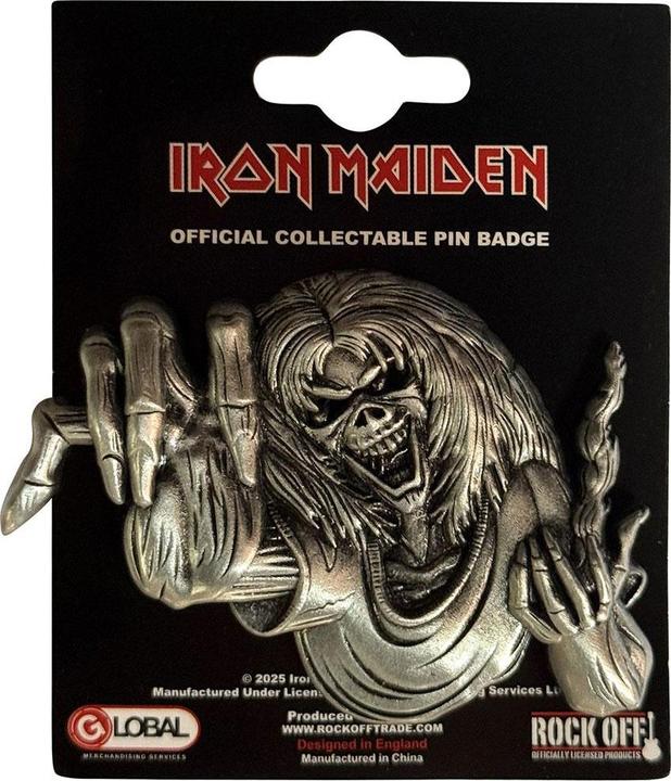 Produktbild Iron Maiden Abzeichen Number Of The Beast ZinkLegierung Nadel
