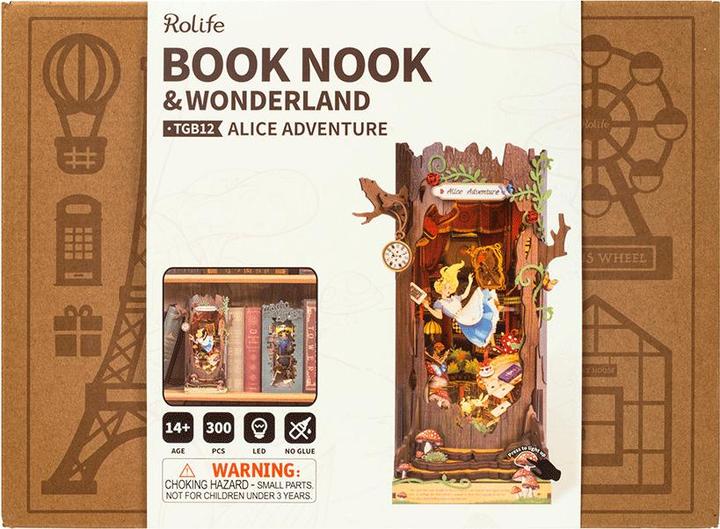 Actual product image Rolife Alice Adventure - Book Nook