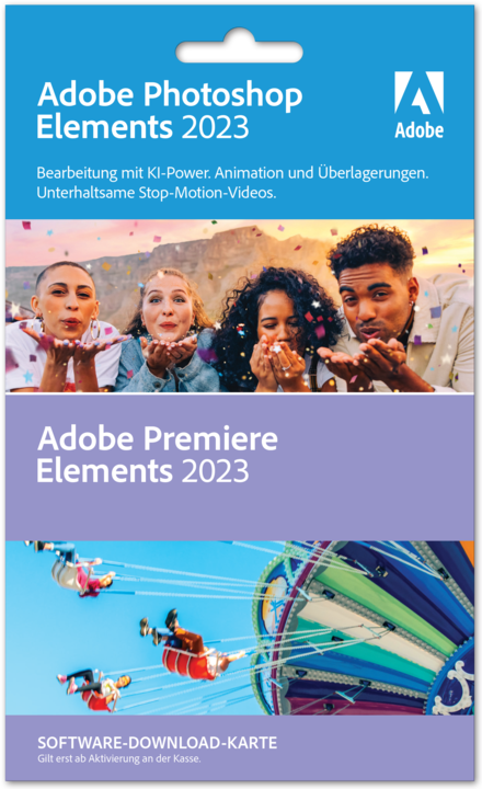 Produktbild Adobe Photoshop & Premiere Elements 2023 (1 User, unbegrenzt)