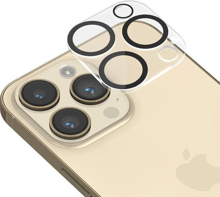 Image du produit UNIQ Accessory Protection de la caméra de l'iPhone 14 Pro Max - verre blindé 9H objectif de la caméra (1 pcs, Apple iPhone 14 Pro Max)