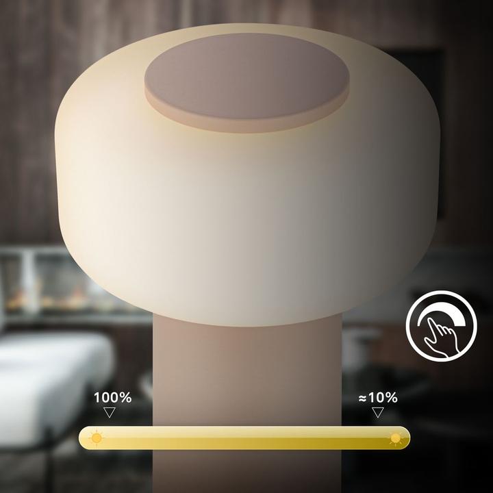 Produktbild Briloner Brilo unplugged JUNA Akku Tischleuchte - Beige (210 lm)