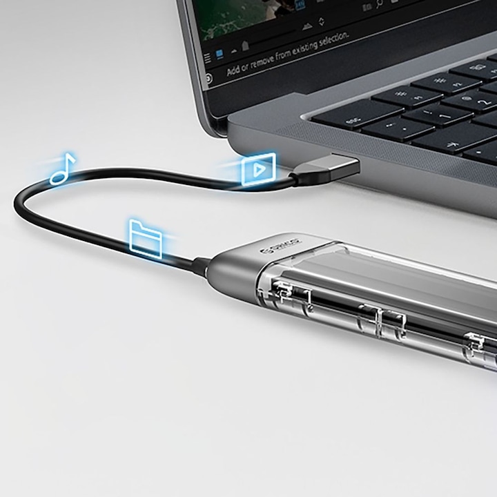 Produktbild Orico Other Computer Accessory TXM2-C3 M.2 NVME USB-C 3.2 10Gb/s Disk Drive - Gray (4 TB)