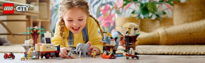Produktbild LEGO Tierrettungscamp (60307, LEGO City, LEGO Seltene Sets)