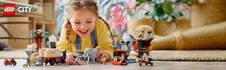 Produktbild LEGO Tierrettungscamp (60307, LEGO City, LEGO Seltene Sets)