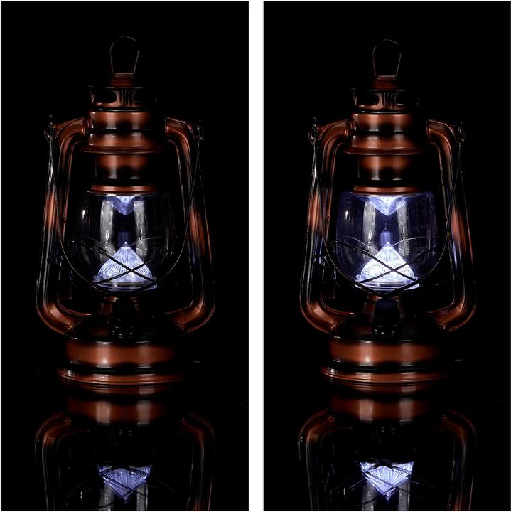 Immagine prodotto Relaxdays Lanterna a LED lampada decorativa (15 x 11,5 x 24 cm, 1 x)