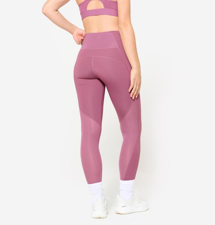 Produktbild Domyos Sportleggings Damen hoher Bund - violett (S)