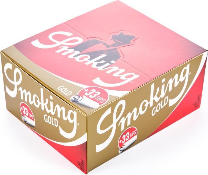 Produktbild Smoking Gold King Size + Tips