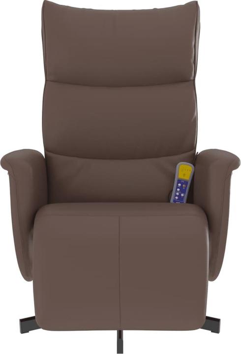Produktbild VidaXL Massagesessel mit Fussteil Braun Kunstleder,Farbe