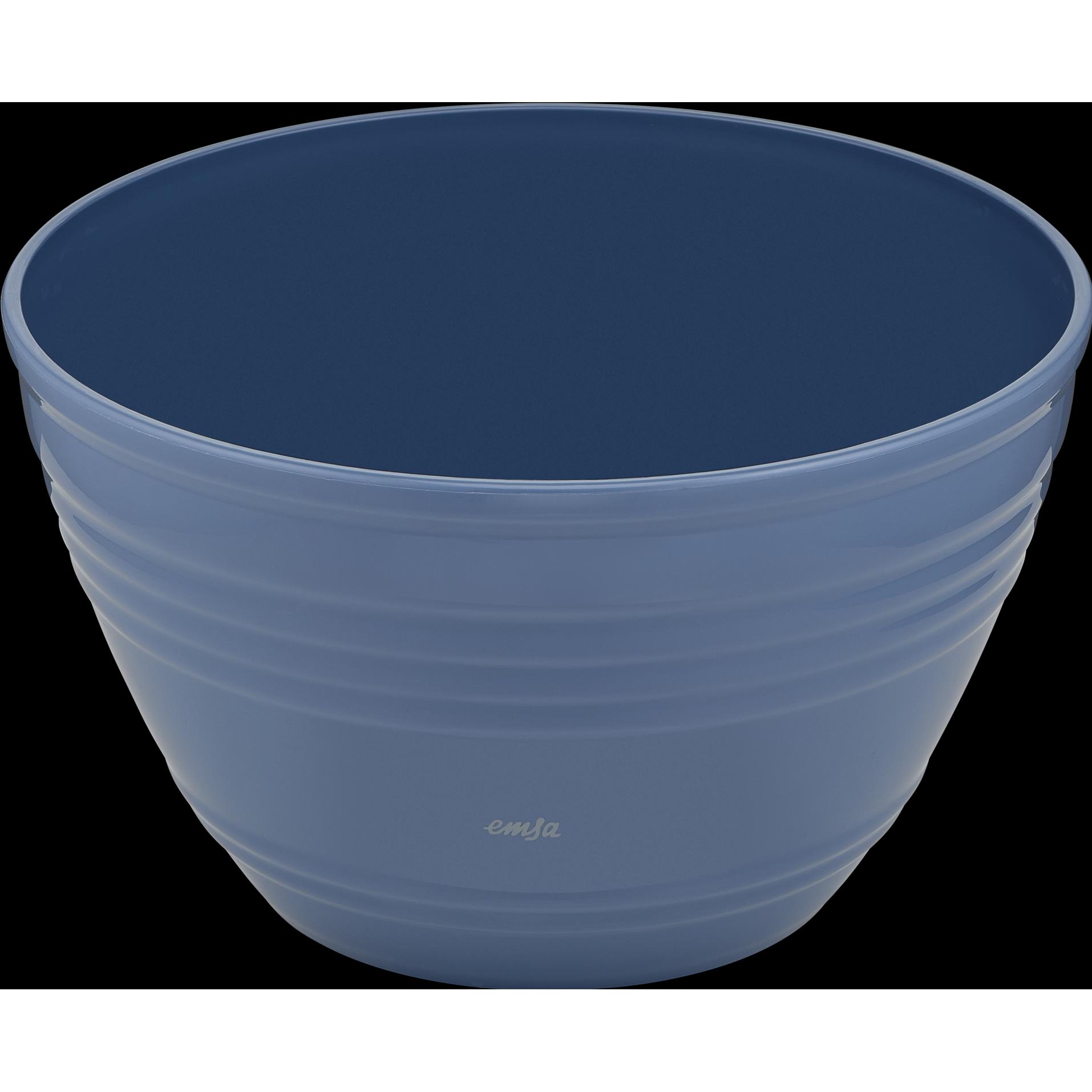 Thumbnail - Emsa Prep&Bake Kunststoff-Rührschüssel blau m.D. 4,15L, Schüssel + Schale, Blau