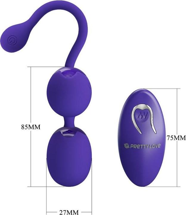 Actual product image Pretty Love Willie Youth Remote Control & Violet Vibration